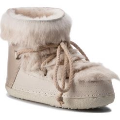 Buty INUIKII - Boot Rabbit 70101-11 Sandshell. Brązowe kozaki damskie Inuikii, na zimę, ze skóry, bez obcasa, bez zapięcia. W wyprzedaży za 1179,00 zł.