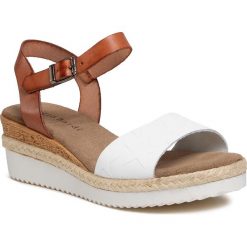 Espadryle SERGIO BARDI - SB-39-09-000513 181. Pomarańczowe espadryle damskie Sergio Bardi, bez wzorów, ze skóry, bez obcasa, na obcasie. Za 229,00 zł.