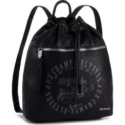 Plecak REFRESH - 83222 Black. Czarne plecaki damskie Refresh, klasyczne. W wyprzedaży za 149,00 zł.