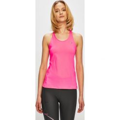 Under Armour - Top. Czarne bluzki damskie Under Armour, s, bez wzorów, z elastanu, z okrągłym kołnierzem, bez rękawów. W wyprzedaży za 99,90 zł.