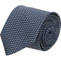 Krawaty męskie: krawat platinum granatowy classic 208
