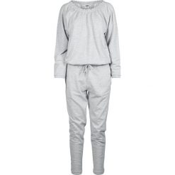 Urban Classics Ladies Cold Shoulder Terry Jumpsuit Kombinezon szary. Niebieskie kombinezony damskie marki bonprix, na lato, w kwiaty, z asymetrycznym kołnierzem. Za 79,90 zł.