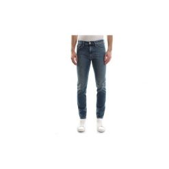 Jeansy slim fit Calvin Klein Jeans J30J306712911 SKINNY. Niebieskie jeansy męskie Calvin Klein Jeans, m, bez wzorów. Za 306,53 zł.