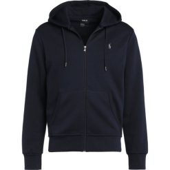 Polo Ralph Lauren DOUBLE TECH Bluza rozpinana aviator navy. Niebieskie bluzy męskie rozpinane marki Polo Ralph Lauren, m, z bawełny. W wyprzedaży za 471,20 zł.