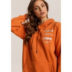 Camelowa Bluza Thelryss. Brązowe bluzy damskie Renee, s, bez wzorów, bez rękawów, bez kaptura. Za 99,99 zł.