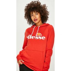 Ellesse - Bluza. Czerwone bluzy damskie marki Ellesse, m, z nadrukiem, z elastanu, bez rękawów, z kapturem. W wyprzedaży za 169,90 zł.