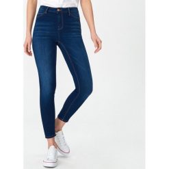 Jeansy push up - Granatowy. Niebieskie jeansy damskie House. Za 79,99 zł.