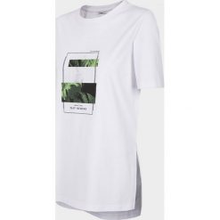 T-shirt damski TSD628 - biały - Outhorn. Białe koszulki damskie Outhorn, bez wzorów, bez kołnierzyka, bez rękawów. Za 59,99 zł.