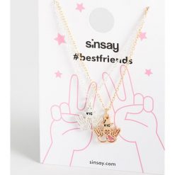 Naszyjniki Bff - Wielobarwn. Szare naszyjniki damskie marki Sinsay. Za 15,00 zł.