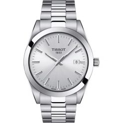 ZEGAREK TISSOT T-Classic T127.410.11.031.00. Szare zegarki męskie TISSOT, srebrne. Za 1650,00 zł.