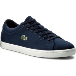 Tenisówki LACOSTE - Straightset Bl 2 Cam 7-33CAM1025003 Nvy. Niebieskie półbuty męskie marki Lacoste, bez wzorów, z gumy, bez zapięcia. W wyprzedaży za 289,00 zł.