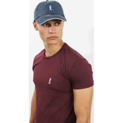 Czapka Jeans Navy. Niebieskie czapki męskie Edward Orlovski, bez wzorów, z jeansu. Za 49,00 zł.