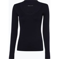 Marc Cain Sports - Damska koszulka z długim rękawem, niebieski. Niebieskie t-shirty damskie marki Marc Cain Sports, z dżerseju, z okrągłym kołnierzem. Za 449,95 zł.