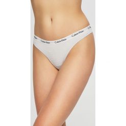 Calvin Klein Underwear - Stringi. Białe majtki damskie xs, z elastanu. W wyprzedaży za 49,90 zł.