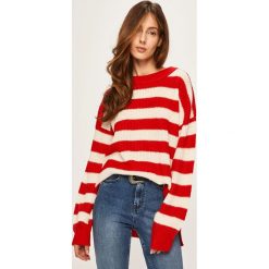 Answear - Sweter. Czarne swetry damskie ANSWEAR, s, bez wzorów, z dzianiny, z krótkim rękawem, krótkie, bez kaptura. W wyprzedaży za 69,90 zł.