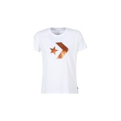 T-shirty z krótkim rękawem Converse CONVERSE STAR CHEVRON METALLIC CREW TEE. Białe t-shirty damskie Converse, l. Za 98,10 zł.