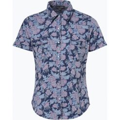 Franco Callegari - Bluzka damska, niebieski. Niebieskie bluzki damskie Franco Callegari, bez wzorów, eleganckie, bez kołnierzyka, z krótkim rękawem. Za 79,95 zł.