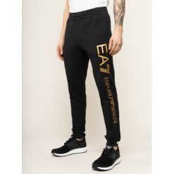 Spodnie dresowe EA7 Emporio Armani 8NPPC3 PJ05Z 1203. Czarne jeansy męskie EA7 Emporio Armani, xl, bez wzorów, z bawełny. W wyprzedaży za 379,00 zł.