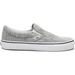 Vans Slip On Buty Czarny Biały Szary. Szare trampki i tenisówki damskie Vans, bez wzorów, z materiału, bez zapięcia. Za 216,95 zł.