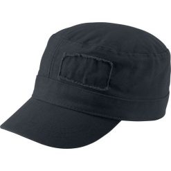 Military Cap Czapka wojskowa czarny. Czarne czapki damskie Military Cap, w paski. Za 42,90 zł.