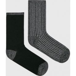 Tommy Hilfiger - Skarpetki (2-pack). Czarne skarpetki damskie marki TOMMY HILFIGER, z elastanu. W wyprzedaży za 34,90 zł.