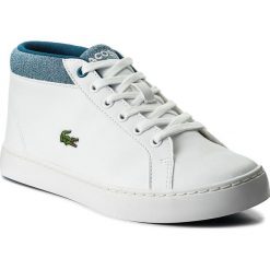 Sneakersy LACOSTE - Straightset Chukka 317 1 Caj 7-34CAJ0015080 Wht/Blu. Białe kozaki damskie skórzane marki Lacoste. W wyprzedaży za 249,00 zł.