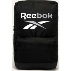 Reebok - Plecak. Czarne plecaki męskie Reebok, w paski, z poliesteru. Za 119,90 zł.