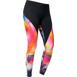 Spodnie damskie: Feelj Legginsy damskie termiczne Prism wielokolorowe r. S