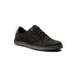 LASOCKI FOR MEN 9103. Czarne półbuty męskie Lasocki For Men, bez wzorów, ze skóry, bez zapięcia. Za 199,99 zł.