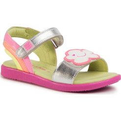 Sandały AGATHA RUIZ DE LA PRADA - 202945 S A-Plata. Szare sandały dziewczęce Agatha Ruiz de la Prada, ze skóry ekologicznej, bez zapięcia. W wyprzedaży za 189,00 zł.