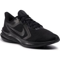 Buty NIKE - Downshifter 10 CI9984 003 Black/Black. Czarne buty sportowe damskie Nike, bez wzorów, z materiału, sportowe, do biegania, nike downshifter. Za 249,00 zł.