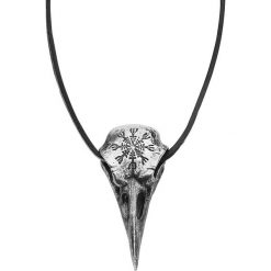 Łańcuszki męskie: Alchemy Gothic Helm Of Awe Wisiorek + Rzemyk standard