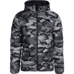 Kurtki sportowe męskie: Jack & Jones Tech JJTBONUS JACKET Kurtka puchowa asphalt