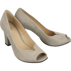 MARCO SHOES 0316P-382-029-1 szary, czółenka damskie. Szare czółenka damskie Marco Shoes, bez wzorów, ze skóry, bez obcasa, na obcasie. Za 239,90 zł.