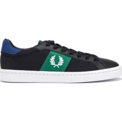 Fred Perry Tenisówki Czarny. Czarne trampki męskie Fred Perry, bez wzorów, ze skóry, bez zapięcia. Za 423,95 zł.