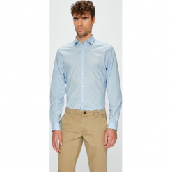 Premium by Jack&Jones - Koszula. Niebieskie koszule męskie Premium by Jack&Jones, xl, w kwiaty, z bawełny, klasyczne, z klasycznym kołnierzykiem, z długim rękawem. W wyprzedaży za 89,90 zł.