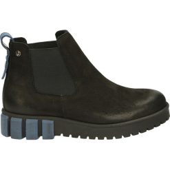 Botki - 1018 NERO-BLU. Czarne botki damskie skórzane marki Venezia. Za 279,00 zł.