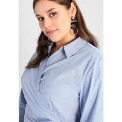 Sukienki hiszpanki: Only Carmakoma ONLCARROSEL WRAP STRIPE DRESS Sukienka letnia medium blue denim