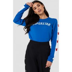 Swetry klasyczne damskie: Colourful Rebel Sweter basic Superstar – Blue