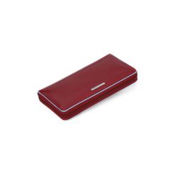 Portfele męskie: Portfele Piquadro ROSSO PORTAFOGLIO DONNA 3 SOFFIETTI