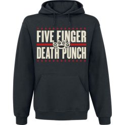 Bluzy męskie: Five Finger Death Punch Punchagram Bluza z kapturem czarny
