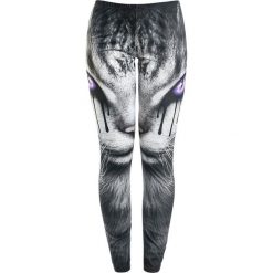 Spiral Cat´s Tears Legginsy czarny. Czarne legginsy we wzory Spiral, m. Za 62,90 zł.