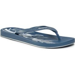 Japonki IPANEMA - Anat Nature IV Fem 82762 Blue/Silver 21233. Niebieskie klapki damskie Ipanema, bez wzorów, z tworzywa sztucznego, bez obcasa. W wyprzedaży za 59,00 zł.