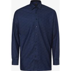 OLYMP Luxor modern Fit - Koszula męska niewymagająca prasowania z bardzo długim rękawem, niebieski. Niebieskie koszule męskie OLYMP Luxor modern Fit, m, bez wzorów, eleganckie, z klasycznym kołnierzykiem, z długim rękawem. Za 199,95 zł.