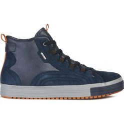 Geox Kelthor ABX Tenisówky Niebieski. Niebieskie trampki męskie Geox, ze skóry, na sznurówki. Za 652,95 zł.
