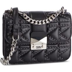 Torebka KARL LAGERFELD - 91KW3048 Black/Nickel. Czarne torebki klasyczne damskie marki KARL LAGERFELD, bez wzorów, ze skóry, eleganckie, bez dodatków. Za 1479,00 zł.