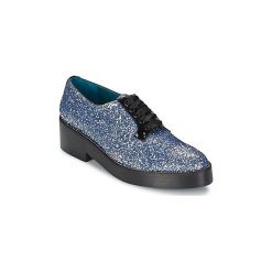 Derby Sonia Rykiel 676318. Niebieskie półbuty damskie marki Sonia Rykiel, bez wzorów, bez obcasa, bez zapięcia. Za 1943,20 zł.