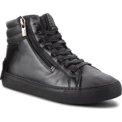 Sneakersy BIG STAR - BB274728 Black. Czarne półbuty damskie marki BIG STAR, na co dzień, bez wzorów, ze skóry ekologicznej, retro, bez obcasa, bez zapięcia. W wyprzedaży za 129,00 zł.