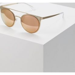 Emporio Armani Okulary przeciwsłoneczne pale goldcoloured. Żółte okulary przeciwsłoneczne damskie lenonki Emporio Armani. Za 689,00 zł.