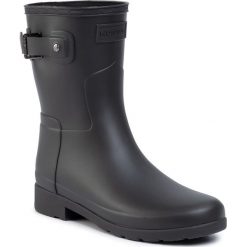 Kalosze HUNTER - Original Refined Short WFS1098RMA Black. Czarne kalosze damskie Hunter, z tworzywa sztucznego, klasyczne, bez obcasa, bez zapięcia. Za 619,00 zł.